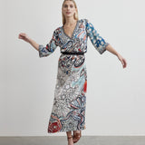 V Neck Kaftan Dress | Goddess of Luck