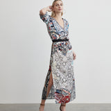 V Neck Kaftan Dress | Goddess of Luck