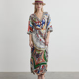 V Neck Kaftan Dress | Goddess of Fire