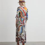 V Neck Kaftan Dress | Goddess of Fire