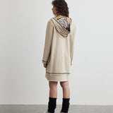 Hoodie Dress | Goddess of Fire - Beige