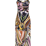 Stretch Long Back Slit Dress | Goddess of Transformation