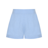 Linen Shorts Blue