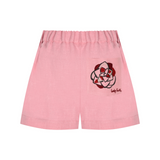Linen Shorts Pink