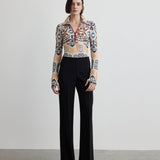 Front Zippered Long Sleeve Body | Goddess of Love