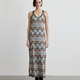 Halter Neck Slit Long Dress | Goddess of Water