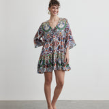 Tropez Flare Mini Dress | Goddess of Earth - Butterfly