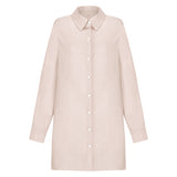 Linen Tunic Shirt Vanilla