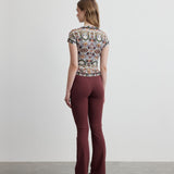 Short Sleeve Envelope Blouse | Goddess of Earth - Butterfly