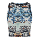 Halter V Neck Crop | Goddess of Water - Krystal