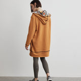 Hoodie Dress | Goddess of Fire - Orange