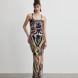Stretch Long Back Slit Dress | Goddess of Transformation