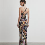 Stretch Long Back Slit Dress | Goddess of Transformation