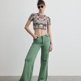 Crop T-shirt | Goddess of Earth - Butterfly