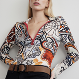 Front Zippered Long Sleeve Body | Goddess of Luck