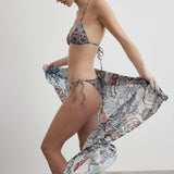 Thin Strap Triangle Bikini Set | Goddess of Water