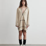 Hoodie Dress | Goddess of Fire - Beige