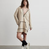 Hoodie Dress | Goddess of Fire - Beige