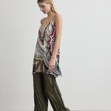 Thin Strap Long Blouse | Goddess of Fire