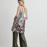 Thin Strap Long Blouse | Goddess of Fire
