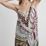 Thin Strap Long Blouse | Goddess of Fire