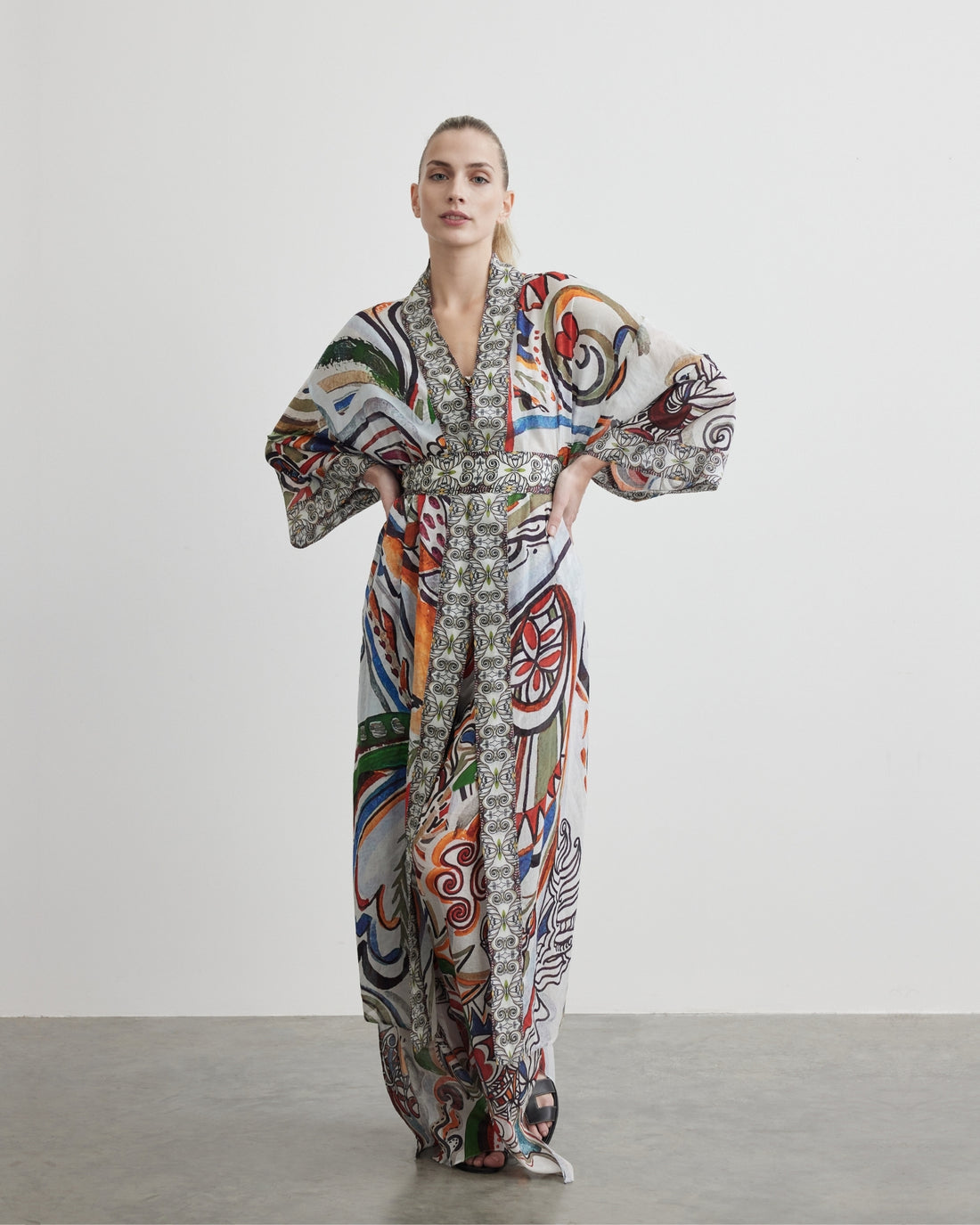 Voile Kaftan | Goddess of Fire