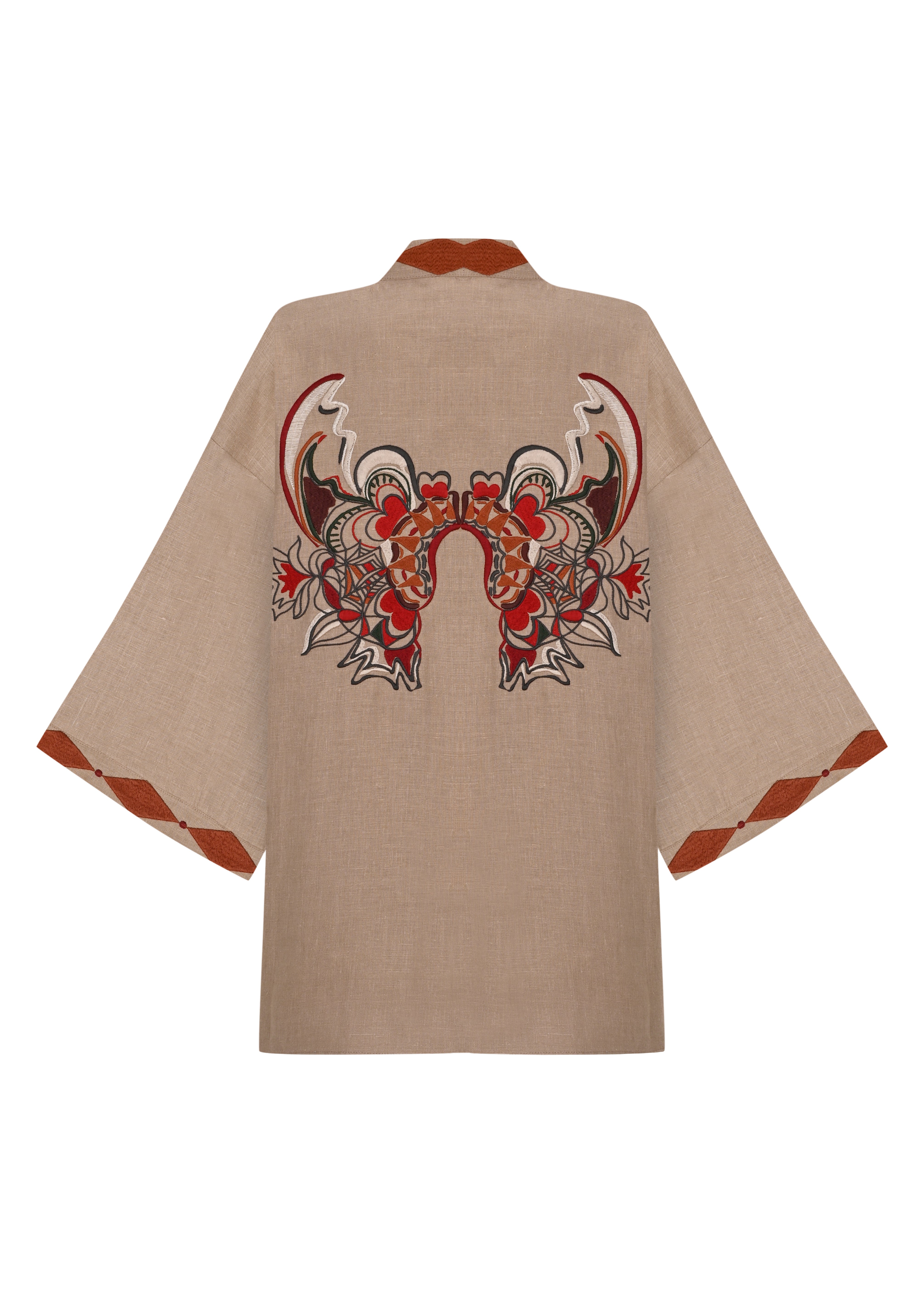Linen Kaftan Tabac