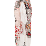 Silk Voile Pareo Scarf | Goddess of Regeneration