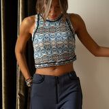 Halter Crop Top | Goddess of Water