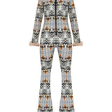 Kürklü Fermuarlı Jumpsuit | Su Tanrıçası