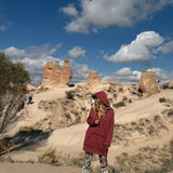 Bordeaux Hoodie Dress | Goddess of Luck