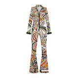 Kürklü Fermuarlı Jumpsuit | Ateş Tanrıçası