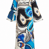Neptune Slit Long Dress | Goddess of Protection