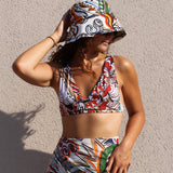 Multiple Strap Triangle Bikini Set | Goddess of Fire