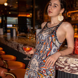 Halter Floş Elbise | Şans Tanrıçası