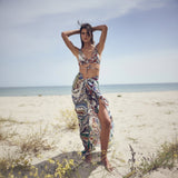 Silk Voile Pareo Scarf | Goddess of Fire