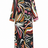 Long Satin Shirt Dress | Goddess of Transformation