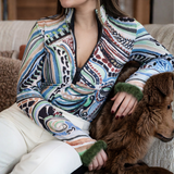 Fermuarlı Uzun Kollu Body | Şifa Tanrıçası