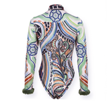 Fermuarlı Uzun Kollu Body | Şifa Tanrıçası