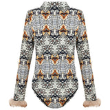 High Neck Zippered Body | Su Tanrıçası