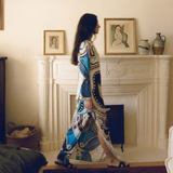 Neptune Slit Long Dress | Goddess of Protection