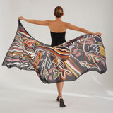 Silk Voile Pareo Scarf | Goddess Of Transformation