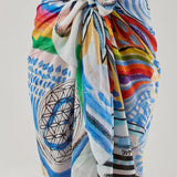 Silk Voile Pareo Scarf | Goddess Of Miracle