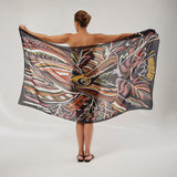 Silk Voile Pareo Scarf | Goddess Of Transformation