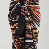 Silk Voile Pareo Scarf | Goddess Of Transformation